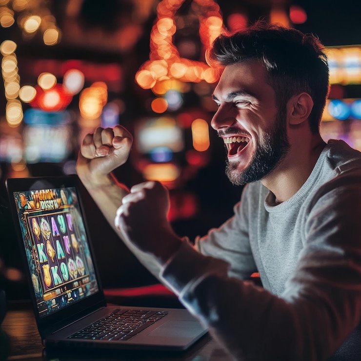 Tampilan meja Lightning Roulette di jarum4d dengan dealer langsung